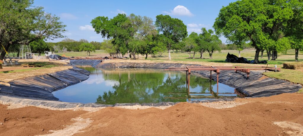 pond construction and excavation